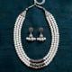 Handcrafted Alloy Metal Glass Bead Boho Necklace